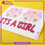 29pcs/Set ITS A GIRL Theme Set for Welcome Baby / Baby Shower Event Decoration and Celebration