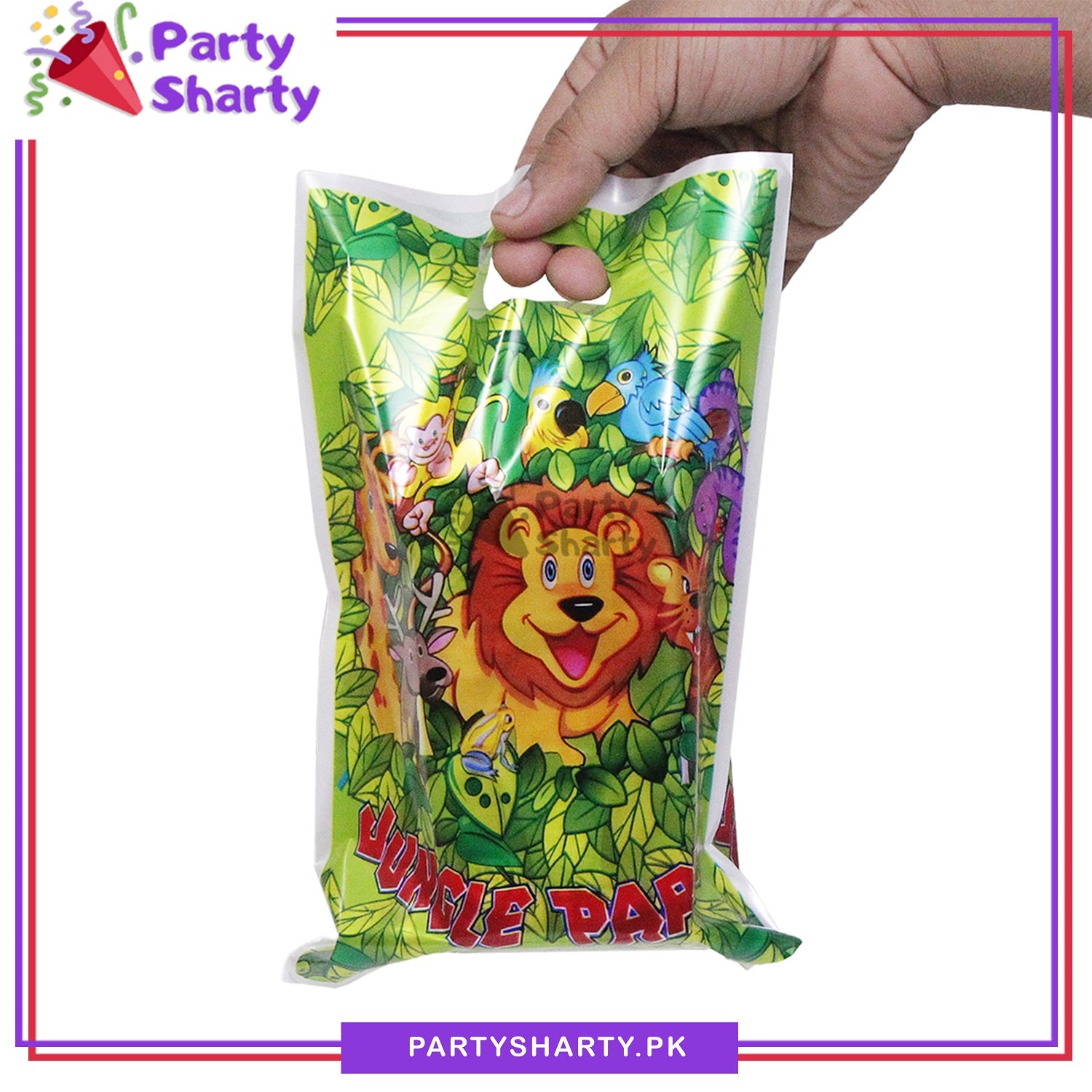 Jungle Party Theme Goody Bag Pack Of 10 For Jungle / Safari Theme Decoration and Celebration