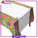 Jungle Party Theme Table Cover for Birthday Party and Decoration