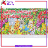 Jungle Party Theme Table Cover for Birthday Party and Decoration