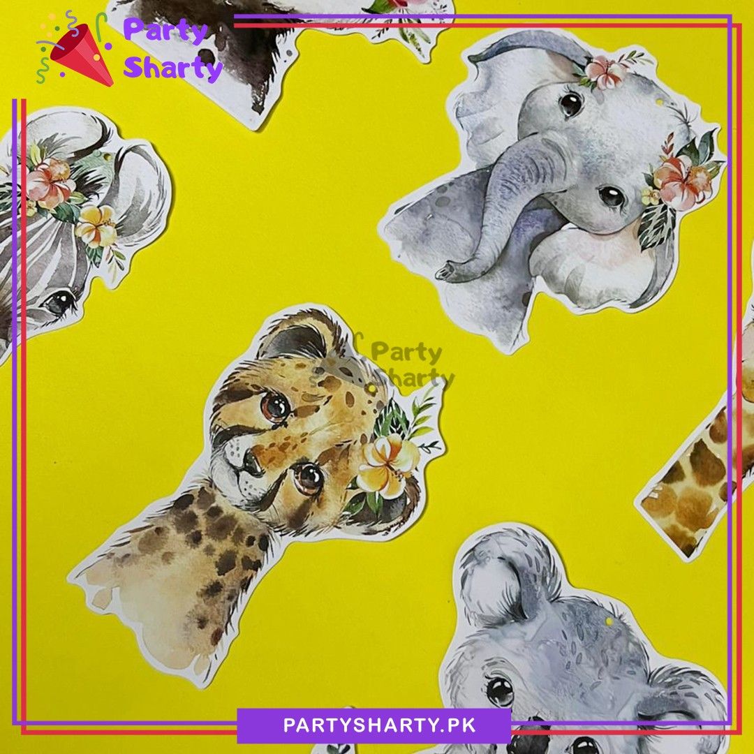 Jungle/Safari Theme Swirls For Jungle Theme Birthday Party Decoration