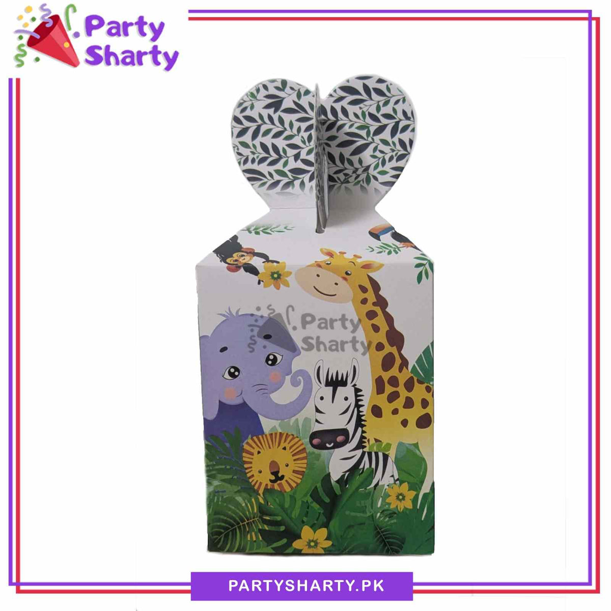 10pcs Cute Safari Theme Goody Box For Jungle Theme Party Giveaways
