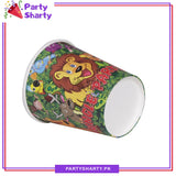 Jungle Party Theme Birthday Party Paper Cups / Glass For Themed Based Party Supplies and Decorations