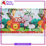 Jungle ZOO Party Theme Table Cover for Jungle Safari Theme Party and Decoration