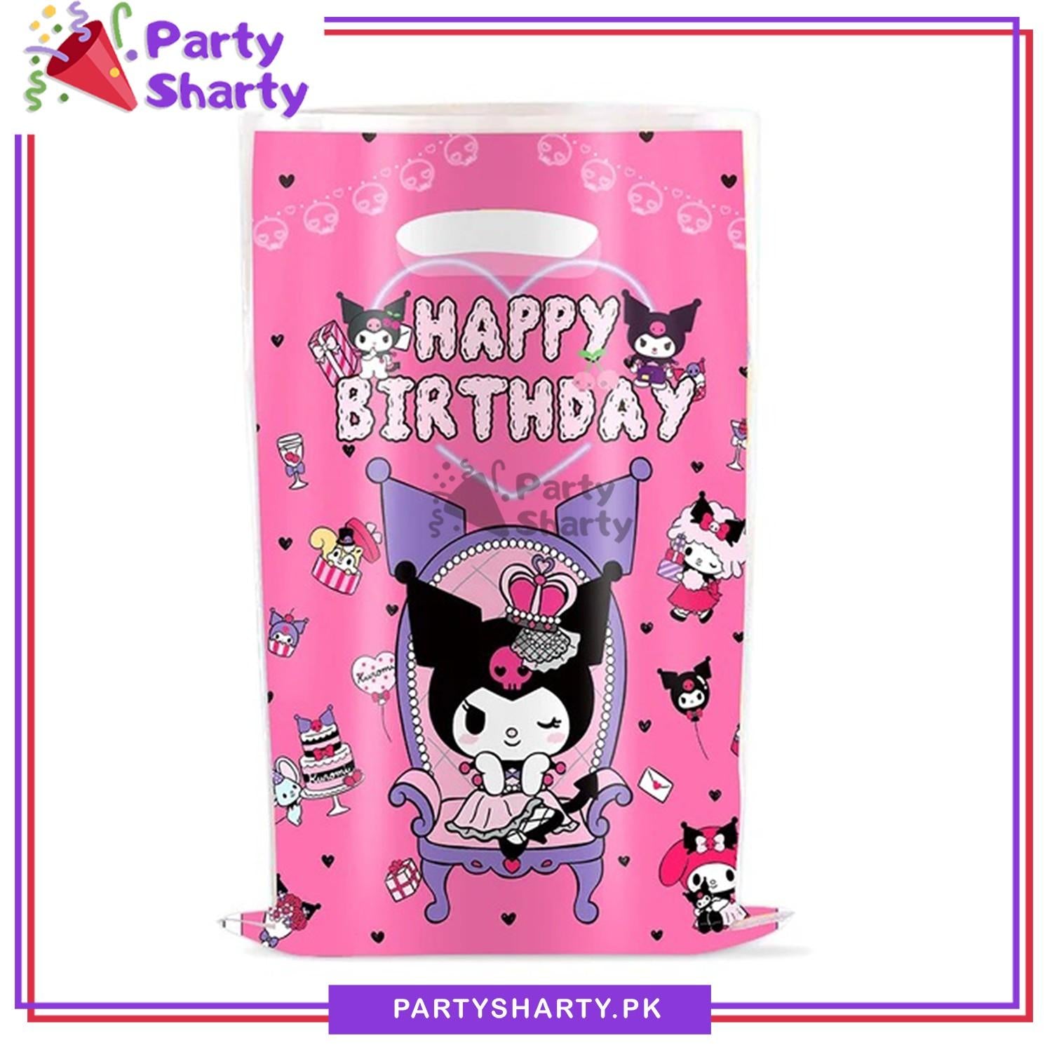 Kuromi Happy Birthday Party Gift Bags Candy & Goodie Bags (Pack of 10)