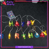 LED HAPPY BIRTHDAY Fairy Light Banner For Birthday Celebrations