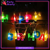 LED HAPPY BIRTHDAY Fairy Light Banner For Birthday Celebrations