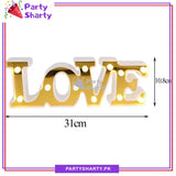 LOVE LED Marquee Lights LED Plastic Light Up Sign For Valentine Anniversary Night Light Wedding Birthday Party Decoration
