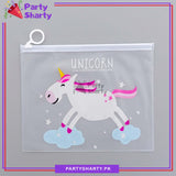 Life is Full of Hope Every Day Unicorn Theme Character Pouch for Birthday Gift and School Going Kids
