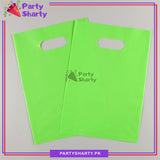 Pastel Color Plastic Goody Bags Pack Of 10 For Birthday Party and Event Favor Bags