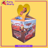 D-2 Lightning Mc Queen Car Theme Goody Boxes Pack of 10 For Car Theme Birthday Celebration