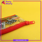 Small Lightning Mcqueen Theme Character Pouch for Birthday Gift and School Going Kids