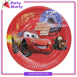 Lightning Mc-Queen Car Theme Party Disposable Paper Plates for Theme Party and Decoration