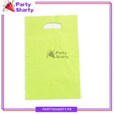 Pastel Color Plastic Goody Bags Pack Of 10 For Birthday Party and Event Favor Bags