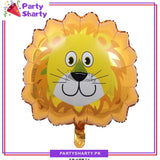 Large Size Jungle Theme Animal Head Foil Balloon For Birthday Celebration