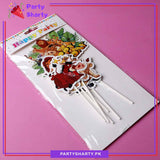 Lion King Theme Cake Topper Set of 6 for Lion King Theme Birthday Decoration and Celebration