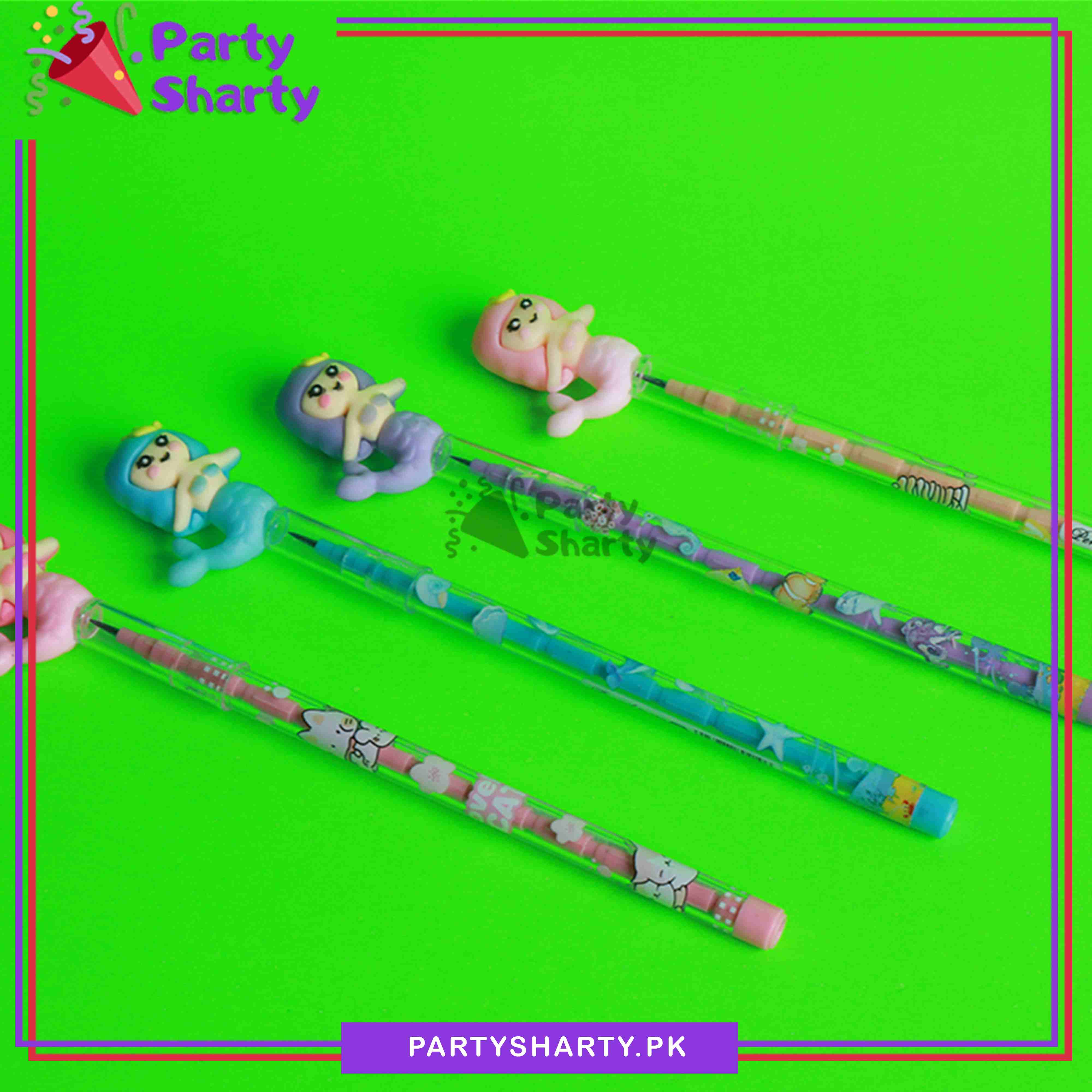 Little Mermaid Theme Bullet Pencil For Kids For Mermaid Theme Celebration