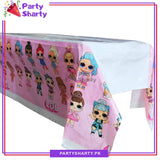 Lol Doll Theme Table Cover for Birthday Party and Decoration