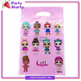D-1 Lol Doll Theme Goody Bag Pack Of 10 Lol Doll Theme Favor Bags