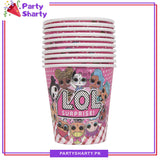 Lol Doll Theme Birthday Party Paper Cups / Glass For Themed Based Party Supplies and Decorations