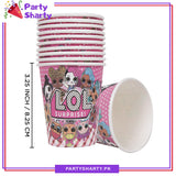 Lol Doll Theme Birthday Party Paper Cups / Glass For Themed Based Party Supplies and Decorations