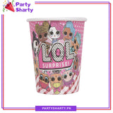 Lol Doll Theme Birthday Party Paper Cups / Glass For Themed Based Party Supplies and Decorations