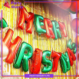 MERRY CHRISTMAS Foil Balloon Banner for Christmas Party Decoration