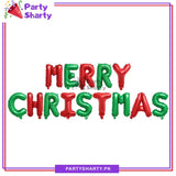 MERRY CHRISTMAS Foil Balloon Banner for Christmas Party Decoration