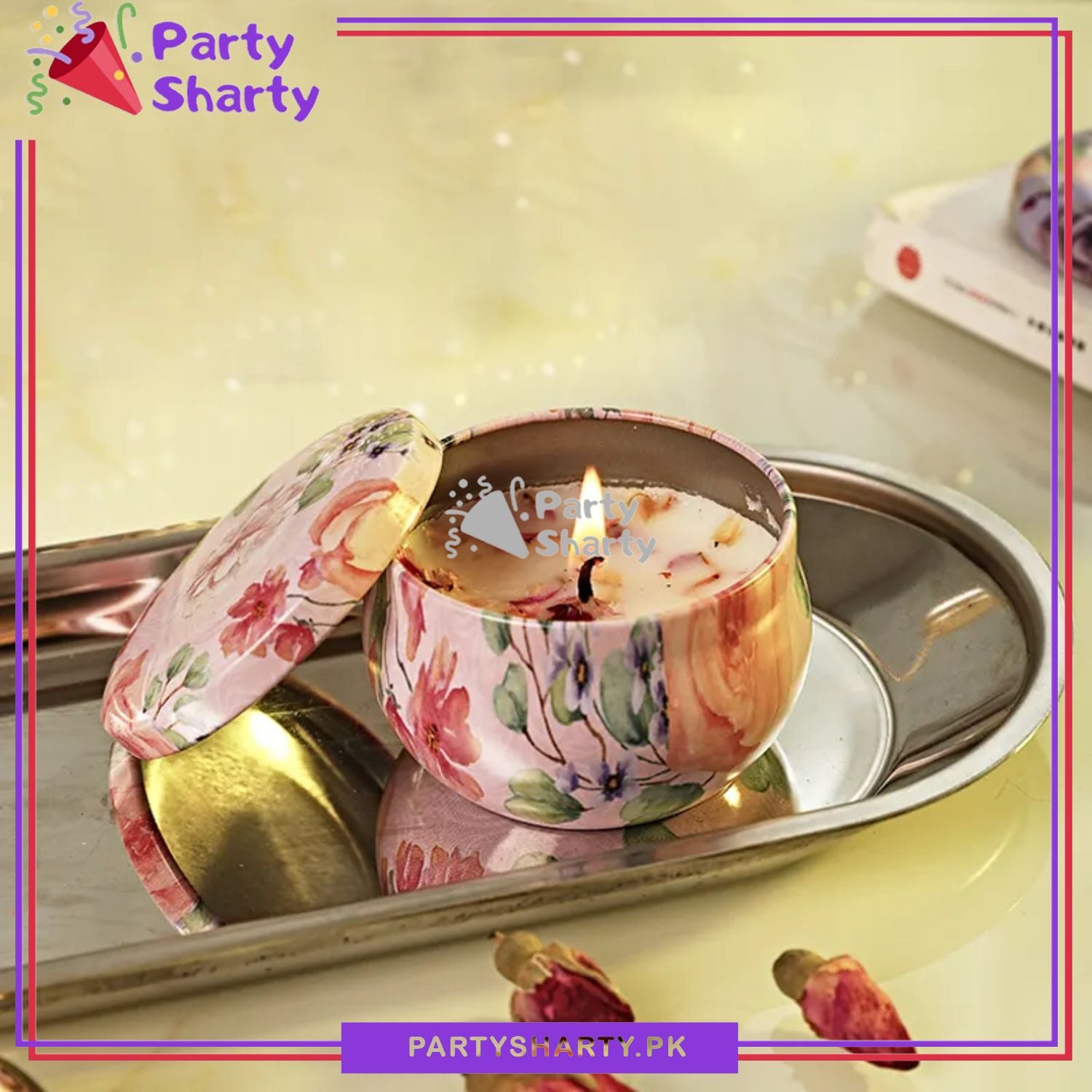 Mandala Scented Candles For Room Decoration