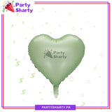 Matte Color Heart Foil Balloon For Party & Event Decoration