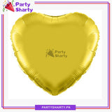 Matte Color Heart Foil Balloon For Party & Event Decoration