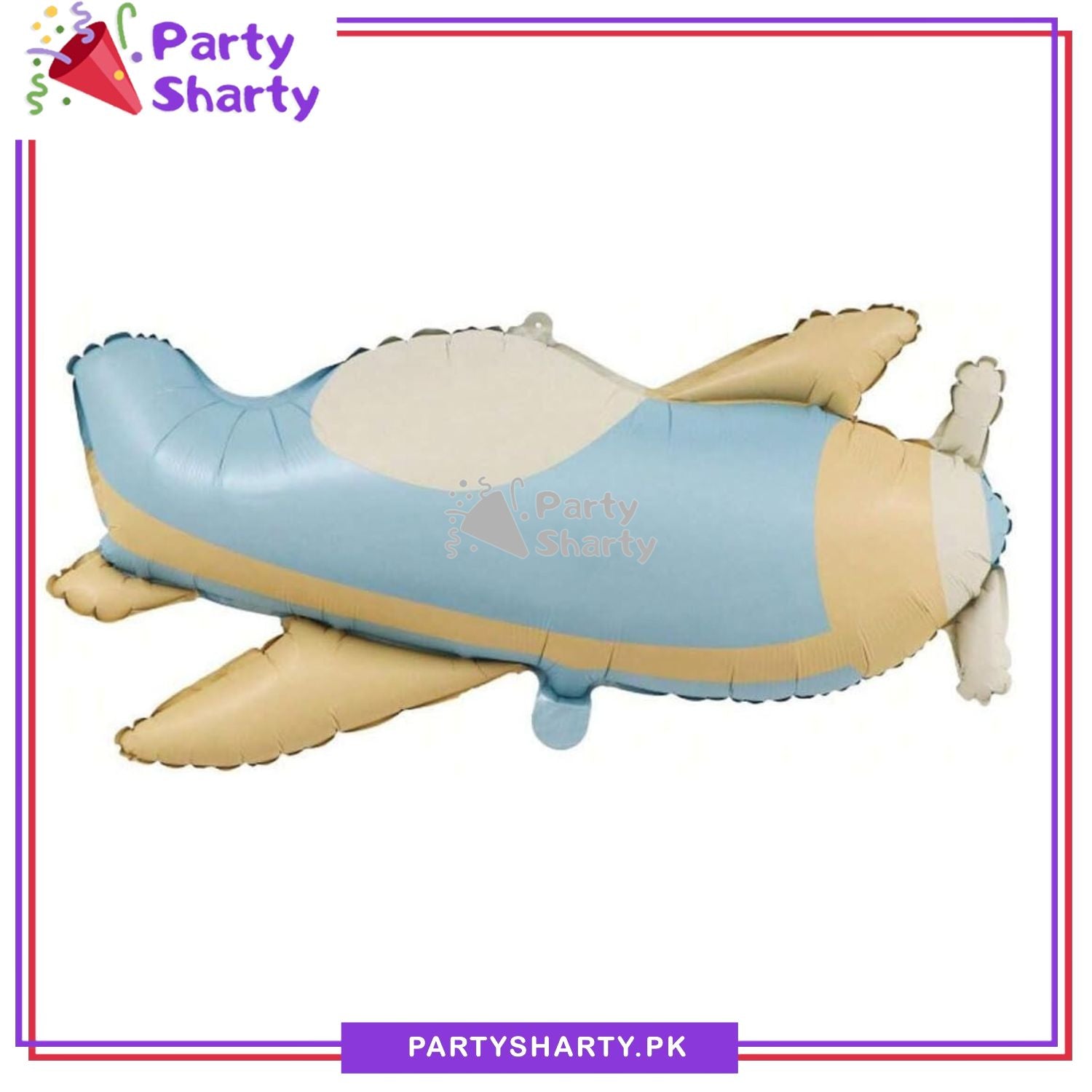 Matte Color Propeller Aircraft Foil Balloons For Aircraft / Space Theme Party and Decoration