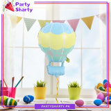 Matte Hot Air Balloon Foil Balloon For Kid Birthday Party and Event Decoration