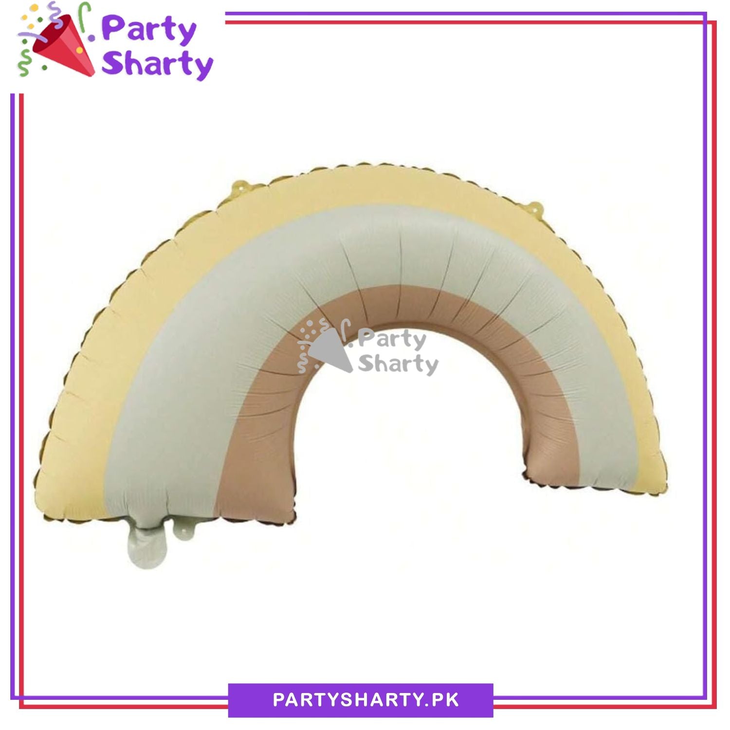 Matte Rainbow Shaped Foil Balloon For Theme Decoration and Celebrations