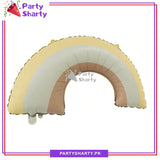 Matte Rainbow Shaped Foil Balloon For Theme Decoration and Celebrations