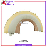Matte Rainbow Shaped Foil Balloon For Theme Decoration and Celebrations