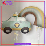 Matte Rainbow Shaped Foil Balloon For Theme Decoration and Celebrations
