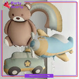 Matte Teddy Bear Foil Balloon For Teddy Bear Theme Party Decoration And Celebration