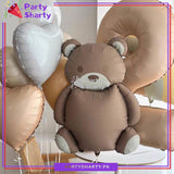 Matte Teddy Bear Foil Balloon For Teddy Bear Theme Party Decoration And Celebration