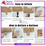 Matte Teddy Bear Foil Balloon For Teddy Bear Theme Party Decoration And Celebration