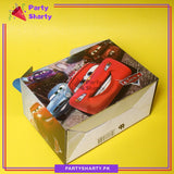 D-5 McQueen Car Theme Goody Boxes Pack of 10 For Car Theme Birthday Celebration