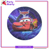 Blue Color Lightning Mc-Queen Car Theme Party Disposable Paper Plates for Theme Party and Decoration