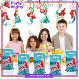Mermaid Ariel Theme Goody Bags Pack of 10 For Mermaid Theme Party Decoration and Celebration