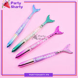 Mermaid Themed Gel Pens Filled with Water and Glitter For Kids / Stationery Sets / Birthday Return Gift Items
