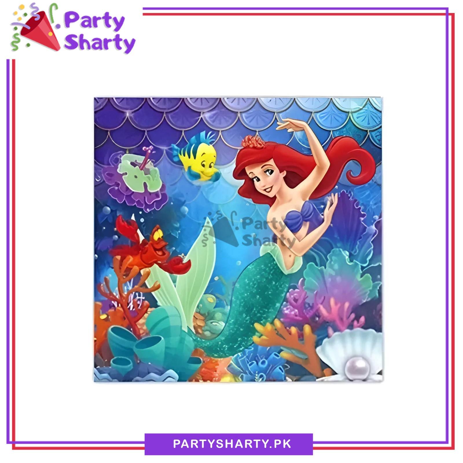 Mermaid Theme Paper Napkins For Mermaid Theme Party Celebration & Decoration