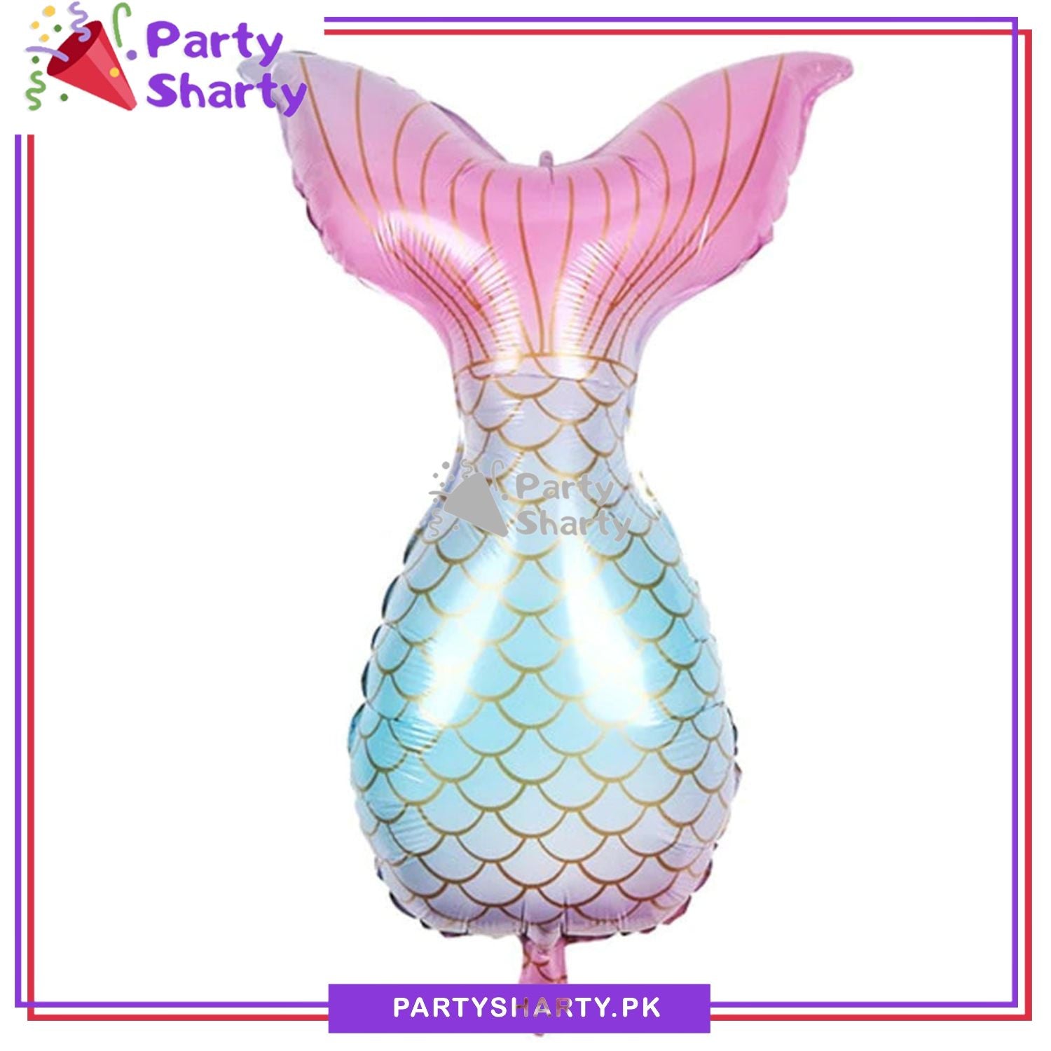 Gradient Mermaid Tail Foil Balloons Fish Balloons Happy Birthday Party Wedding Decoration