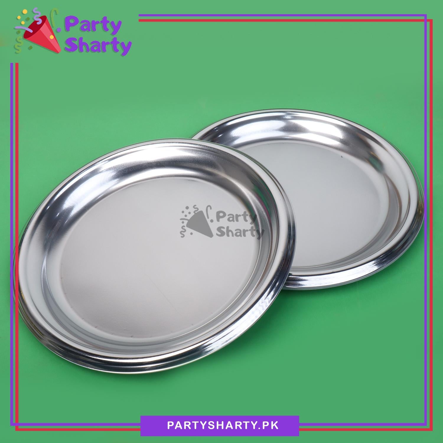 9 inches Plain Solid Color Large Size Plastic Party Plates For Party Event Decoration & Celebration