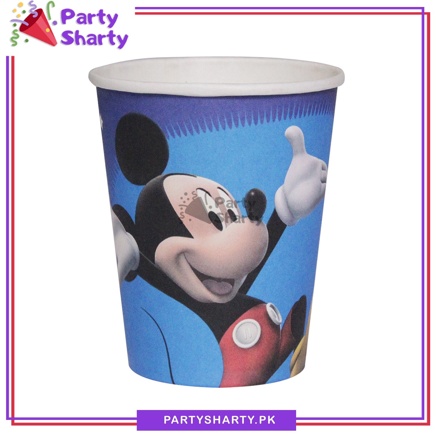 Mickey Mouse Theme Party Disposable Paper Cups for Mickey Mouse Theme Party and Decoration