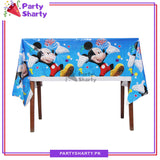 Mickey Mouse Party Theme Table Cover for Birthday Party and Decoration