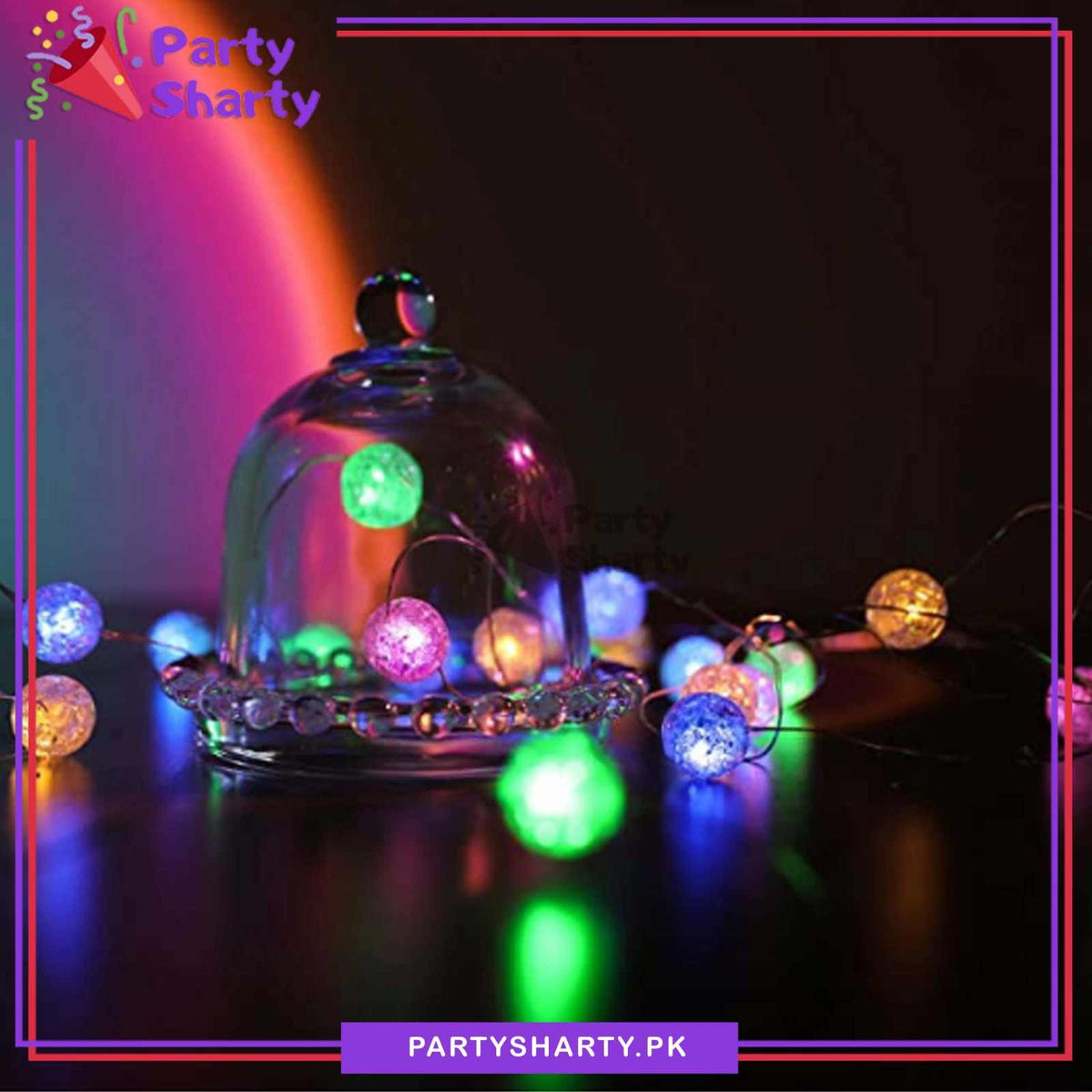 Multi Color Mini Ball Shaped Battery Operated Copper Fairy Lights For Party & Gift Decoration